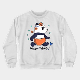 Wild panda girl Crewneck Sweatshirt